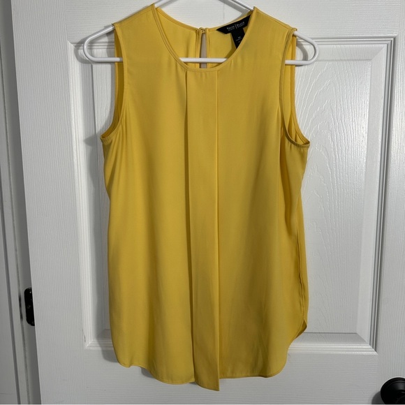White House Black Market Tops - White House Black Market butter yellow tank, XS, flowy, loose, spring, office